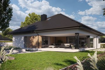  Projekt domu NewHouse 761 w5 (KRZ1138) - projekt domu parterowego - Zdjęcie 6