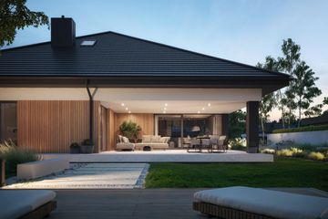  Projekt domu NewHouse 761 w6 (KRZ1139) - projekt domu parterowego - Zdjęcie 1