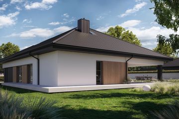  Projekt domu NewHouse 761 w6 (KRZ1139) - projekt domu parterowego - Zdjęcie 12