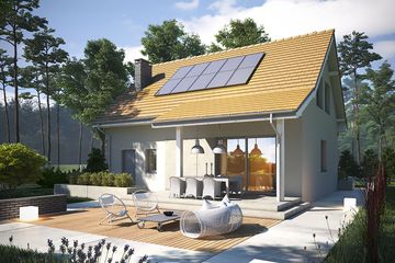  Projekt domu Krajobrazy 29 (WRN1590) - projekt domu parterowego z poddaszem - Zdjęcie 2