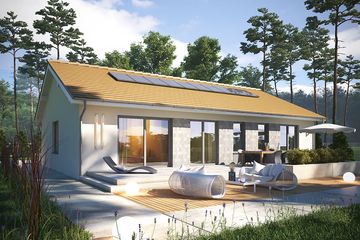  Projekt domu Krajobrazy 84 (WRN1588) - projekt domu parterowego - Zdjęcie 2