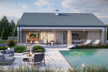  Projekt domu na Majowej Komfort + (WBF1005) - projekt domu parterowego - Zdjęcie 7