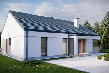  Projekt domu na Majowej Komfort + (WBF1005) - projekt domu parterowego - Zdjęcie 5