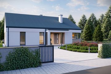  Projekt domu na Majowej Komfort + (WBF1005) - projekt domu parterowego - Zdjęcie 6