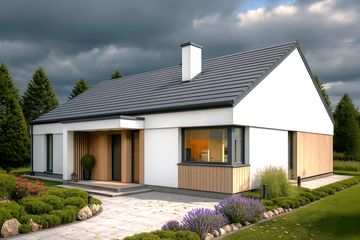  Projekt domu na Majowej Komfort + (WBF1005) - projekt domu parterowego - Zdjęcie 8