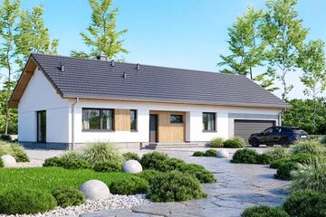  Projekt domu Mokka 20 plus 2 s2 (WOF1266) - projekt domu parterowego - Zdjęcie 1