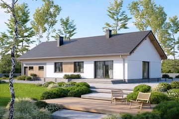  Projekt domu Mokka 20 plus 2 s2 (WOF1266) - projekt domu parterowego - Zdjęcie 4