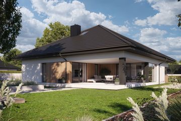  Projekt domu NewHouse 761 w7 (KRZ1140) - projekt domu parterowego - Zdjęcie 5