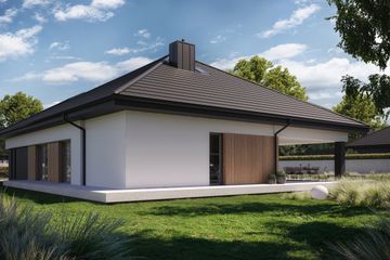  Projekt domu NewHouse 761 w7 (KRZ1140) - projekt domu parterowego - Zdjęcie 9