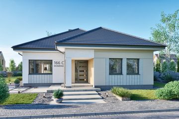  Projekt domu Domena 166 C (WRW1410) - projekt domu parterowego - Zdjęcie 1