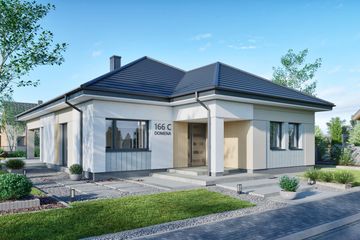  Projekt domu Domena 166 C (WRW1410) - projekt domu parterowego - Zdjęcie 3