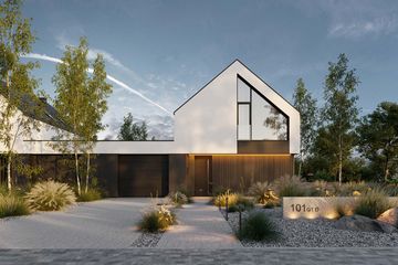  Projekt domu HomeKoncept 101 G1 D (KRX1292) - projekt domu parterowego z poddaszem - Zdjęcie 3