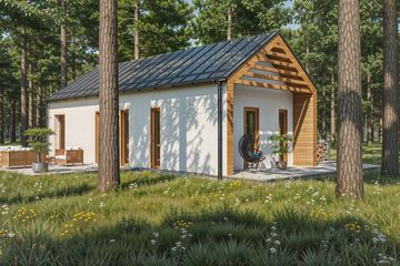  Projekt domu Solina (GDE1078) - projekt domu parterowego - Zdjęcie 3