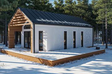  Projekt domu Solina - murowany (GDE1079) - projekt domu parterowego - Zdjęcie 2