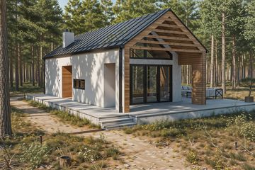  Projekt domu Solina - murowany (GDE1079) - projekt domu parterowego - Zdjęcie 14