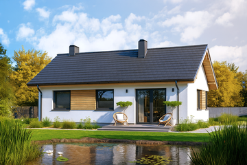  Projekt domu Tania 5 paliwo stałe (WOE1217) - projekt domu parterowego - Zdjęcie 5