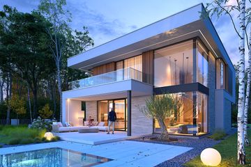  Projekt domu Willa optima 1 (WAW1192) - projekt domu z pełnym piętrem - Zdjęcie 1