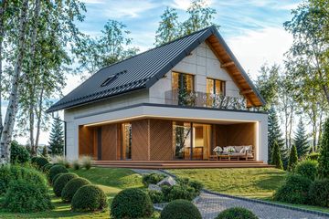  Projekt domu Stodoła Family (KNT1012) - projekt domu parterowego z poddaszem - Zdjęcie 4