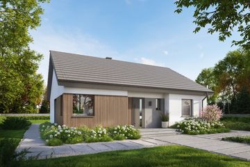  Projekt domu Eco 53 (WOZ1080) - projekt domu parterowego - Zdjęcie 1