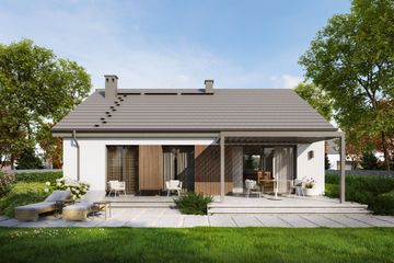  Projekt domu Eco 53 (WOZ1080) - projekt domu parterowego - Zdjęcie 3