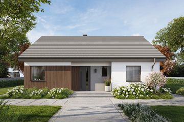  Projekt domu Eco 53 (WOZ1080) - projekt domu parterowego - Zdjęcie 4