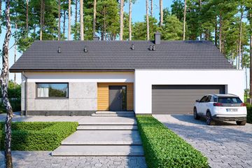  Projekt domu Solido 4 (WOF1267) - projekt domu parterowego - Zdjęcie 1