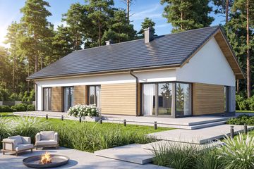  Projekt domu Solido 4 (WOF1267) - projekt domu parterowego - Zdjęcie 3