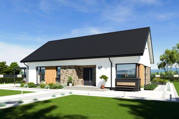  Projekt domu N47-BG (KKG1044) - projekt domu parterowego - Zdjęcie 2