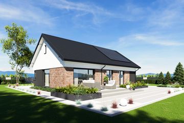 Projekt domu N47-BG - parterowy dom o powierzchni 102,44 m², dach dwuspadowy - ujęcie 6