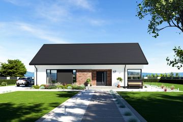 Projekt domu N47-BG - parterowy dom o powierzchni 102,44 m², dach dwuspadowy - ujęcie 13