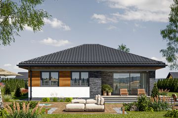  Projekt domu Kwadra Meta (1955) (KRD3086) - projekt domu parterowego - Zdjęcie 5