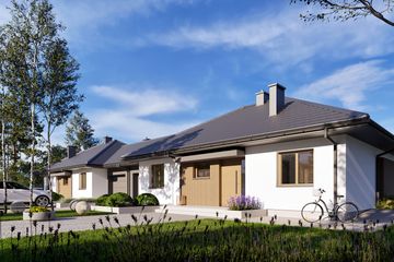  Projekt domu Mini 1 G2 (dwulokalowy) (WRC2836) - projekt domu parterowego - Zdjęcie 3