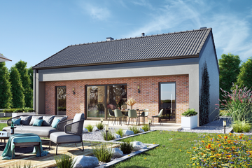  Projekt domu Ka185 Sz (PKT1341) - projekt domu parterowego - Zdjęcie 2