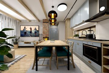 Projekt domu Ka185 Sz - parterowy dom o powierzchni 51,94 m², dach dwuspadowy - ujęcie 4