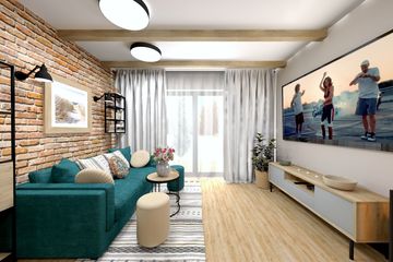 Projekt domu Ka185 Sz - parterowy dom o powierzchni 51,94 m², dach dwuspadowy - ujęcie 9