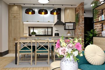 Projekt domu Ka185 Sz - parterowy dom o powierzchni 51,94 m², dach dwuspadowy - ujęcie 13