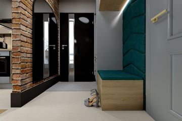 Projekt domu Ka185 Sz - parterowy dom o powierzchni 51,94 m², dach dwuspadowy - ujęcie 17