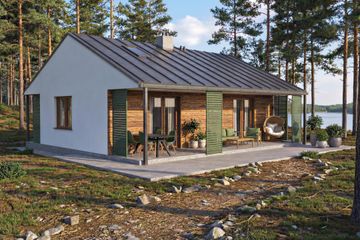  Projekt domu Lato - murowany (GDE1080) - projekt domu parterowego - Zdjęcie 9