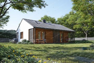  Projekt domu Lato - murowany (GDE1080) - projekt domu parterowego - Zdjęcie 2