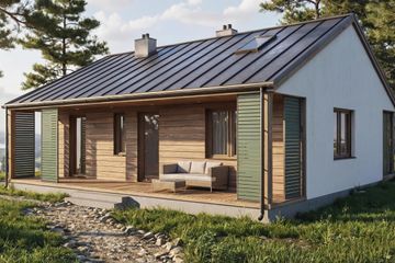  Projekt domu Lato - murowany (GDE1080) - projekt domu parterowego - Zdjęcie 4