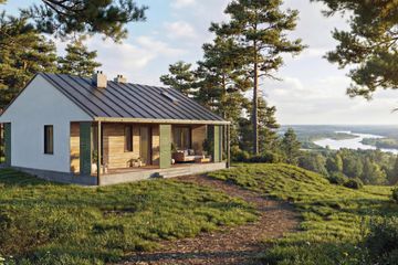  Projekt domu Lato - murowany (GDE1080) - projekt domu parterowego - Zdjęcie 7