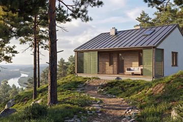  Projekt domu Lato - murowany (GDE1080) - projekt domu parterowego - Zdjęcie 8