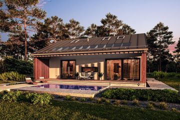  Projekt domu Słoneczny 3 murowany (GDE1082) - projekt domu parterowego - Zdjęcie 4