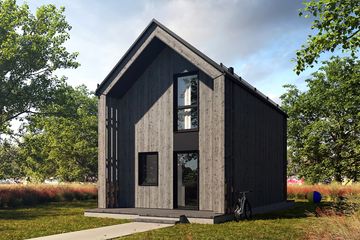  Projekt domu Jaskółka XL 2 (GDE1085) - projekt domu parterowego z poddaszem - Zdjęcie 1