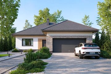  Projekt domu Aloes 5 (WOF1268) - projekt domu parterowego - Zdjęcie 1