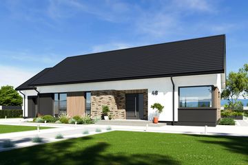  Projekt domu N48-G1 (KKG1045) - projekt domu parterowego - Zdjęcie 1