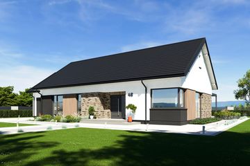  Projekt domu N48-G1 (KKG1045) - projekt domu parterowego - Zdjęcie 3