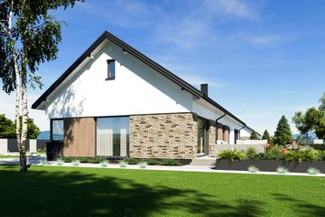  Projekt domu N48-G1 (KKG1045) - projekt domu parterowego - Zdjęcie 5