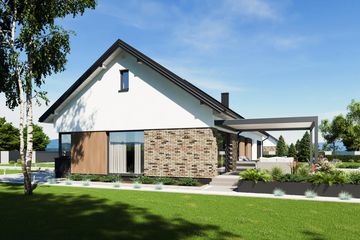  Projekt domu N48-G1 (KKG1045) - projekt domu parterowego - Zdjęcie 6