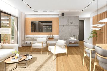  Projekt domu APS 407 wariant 2 (LUA1674) - projekt domu parterowego - Zdjęcie 4